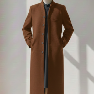 Mens Long Coats - Brown