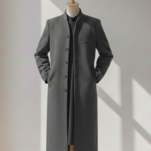 Mens Long Coats - Grey